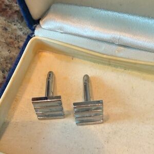 Silver Square Cufflinks